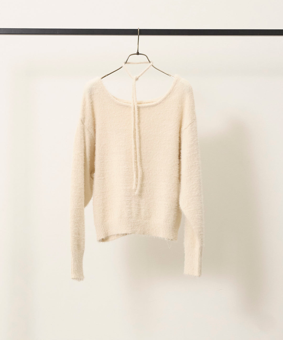 Choker Feather Round Knit