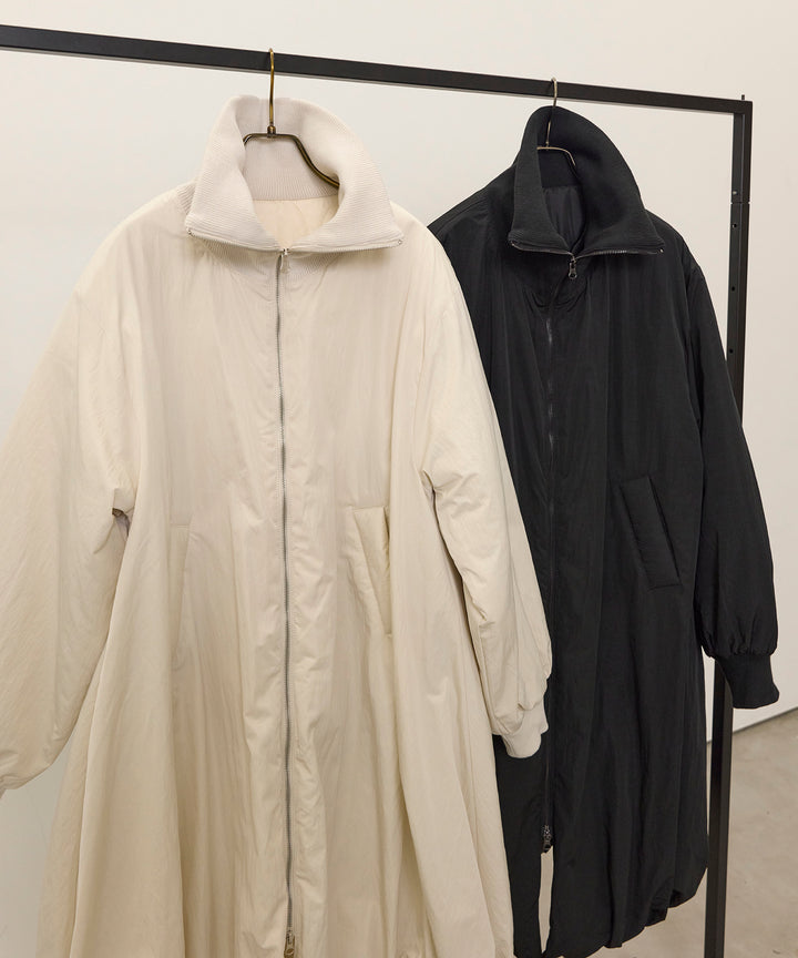 Balloon Curve Nylon Coat