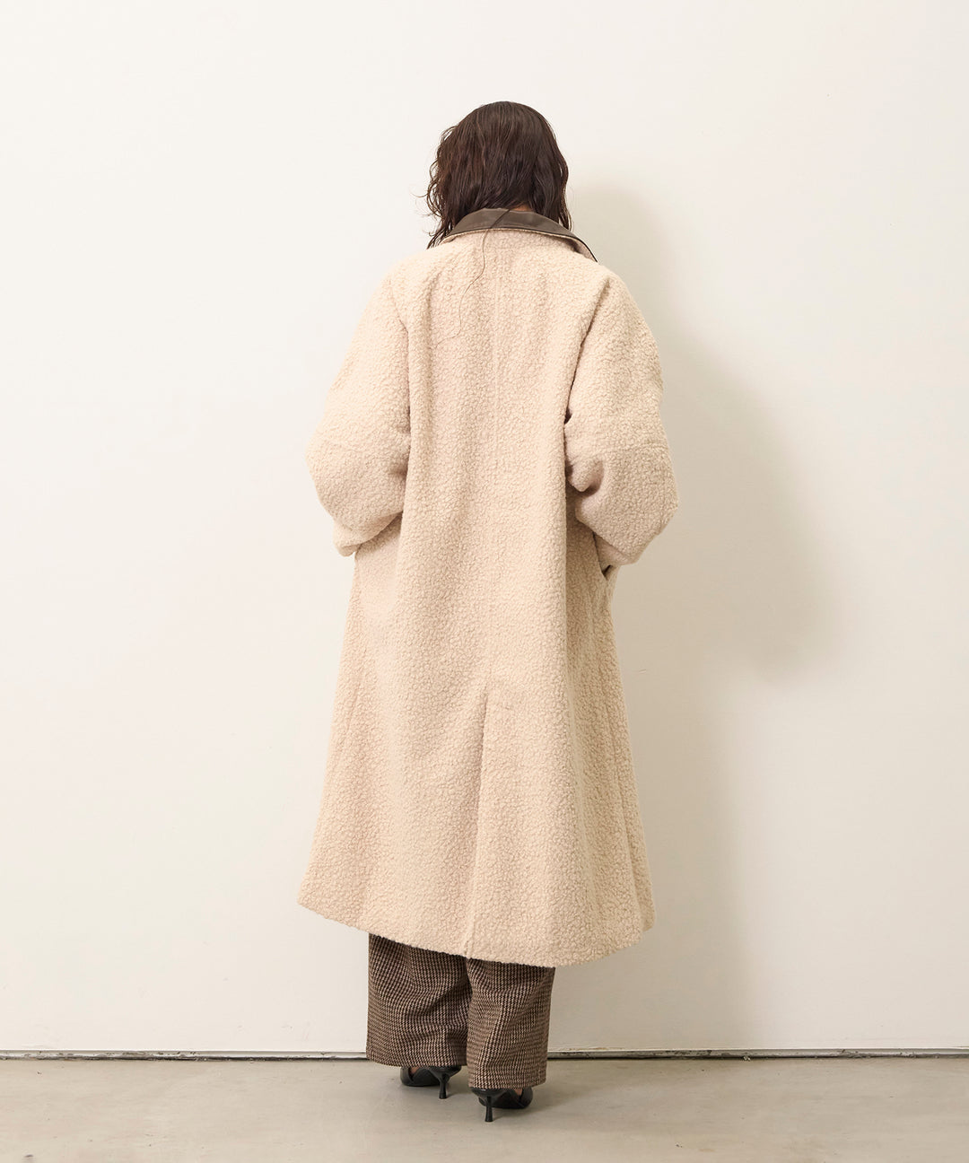 Loop Tweed Belt Coat