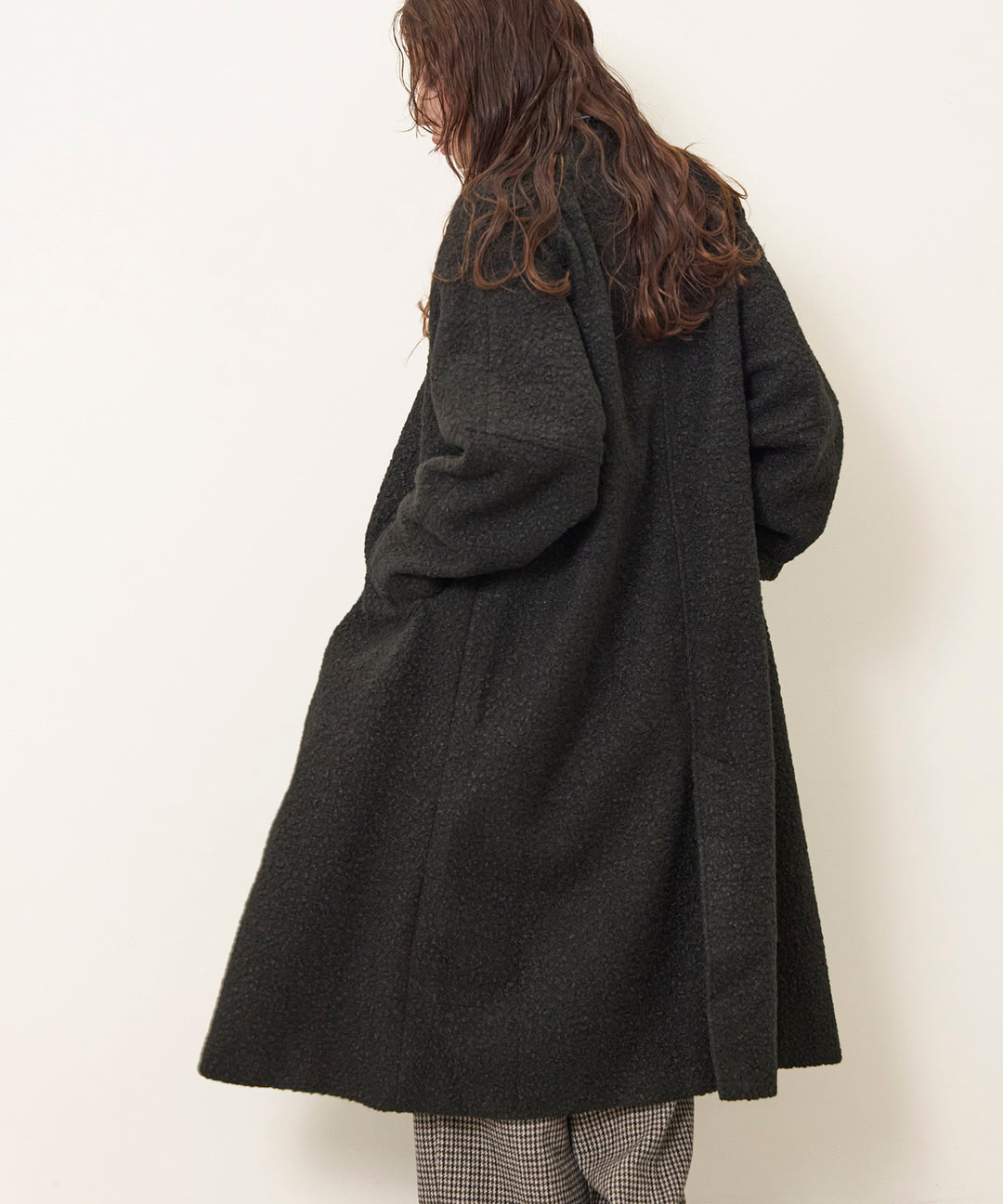 Loop Tweed Belt Coat