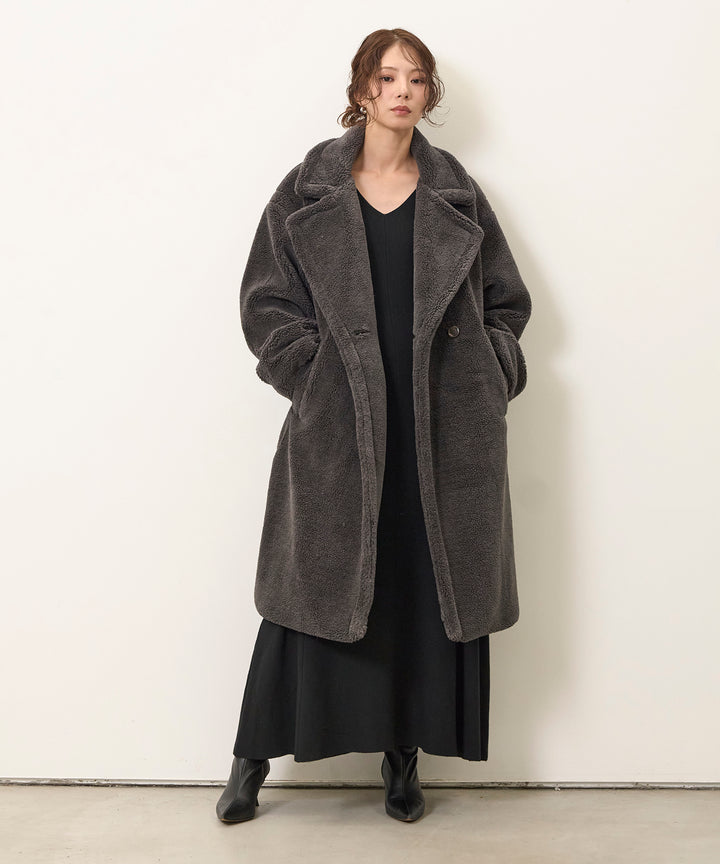 (eliuu)Shape Flare Knit Onepiece