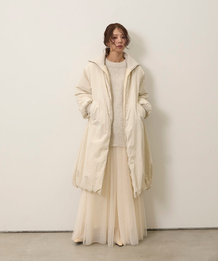 Balloon Curve Nylon Coat