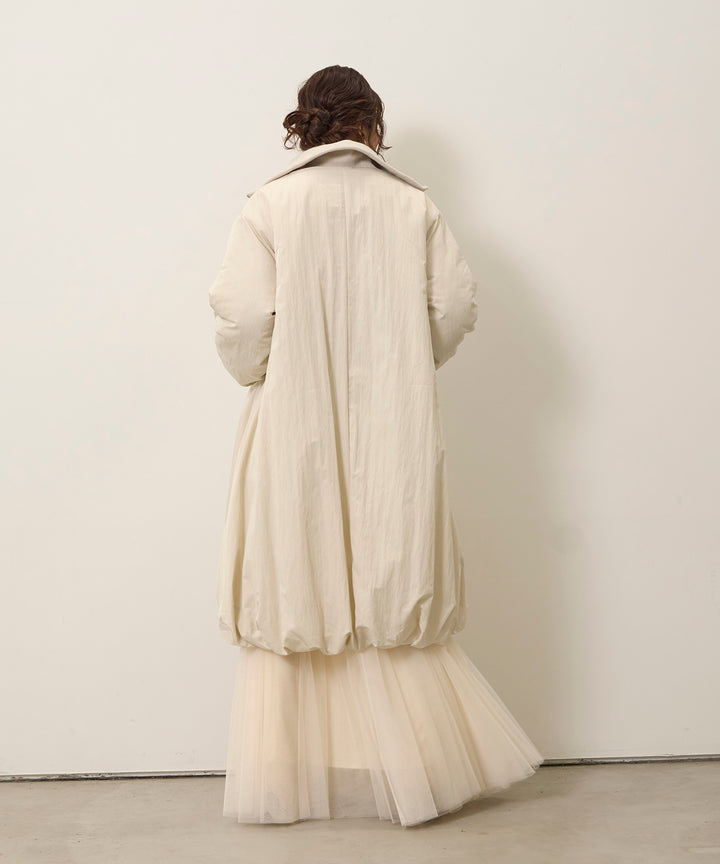 Balloon Curve Nylon Coat