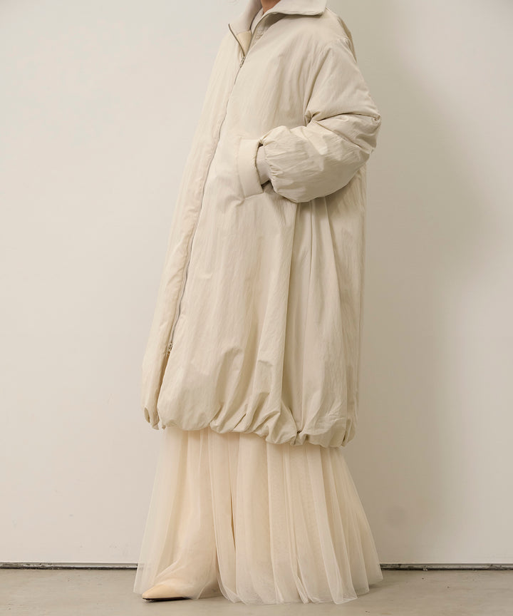 Balloon Curve Nylon Coat