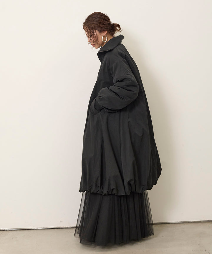 Balloon Curve Nylon Coat