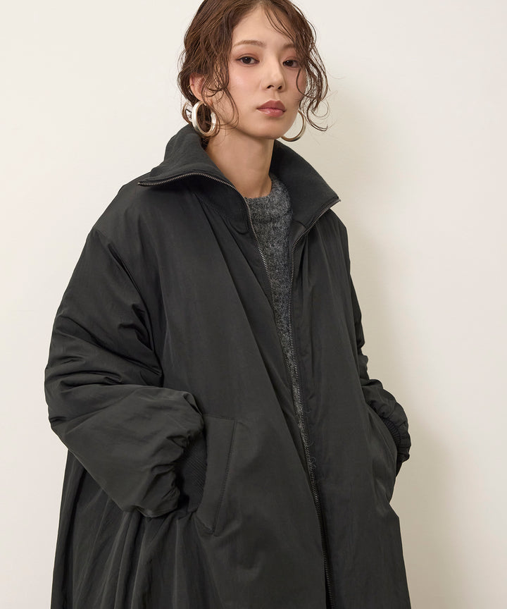 Balloon Curve Nylon Coat