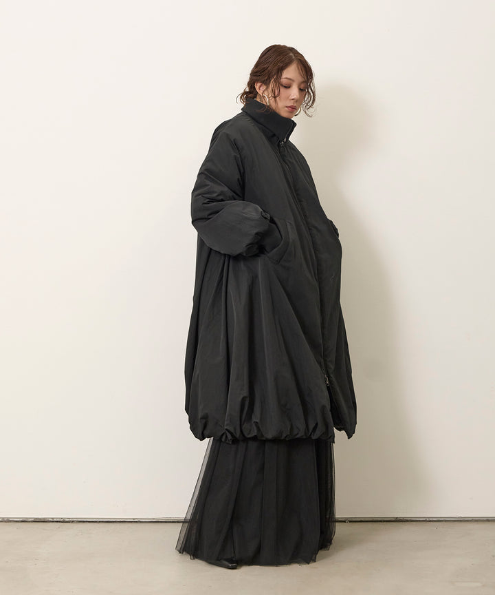 Balloon Curve Nylon Coat