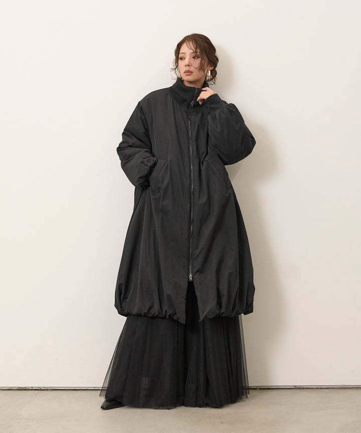 Balloon Curve Nylon Coat