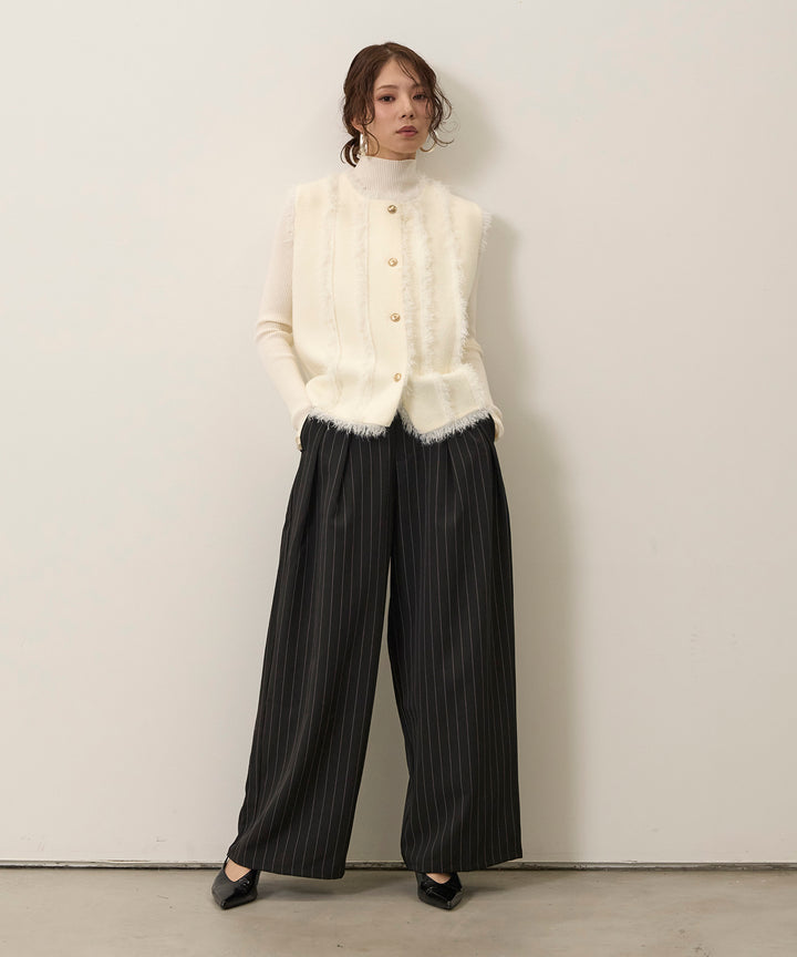 (eliuu)Fringe Knit Vest Top