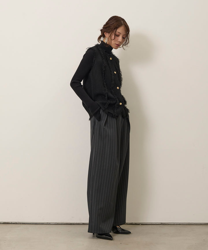 (eliuu)Fringe Knit Vest Top