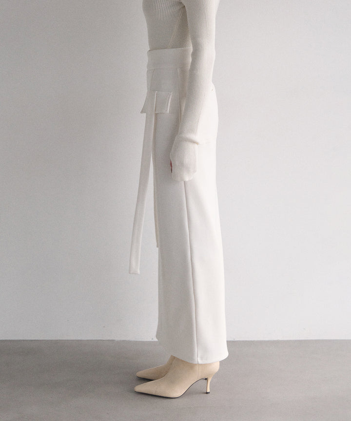 Cut Tight Cargo Skirt