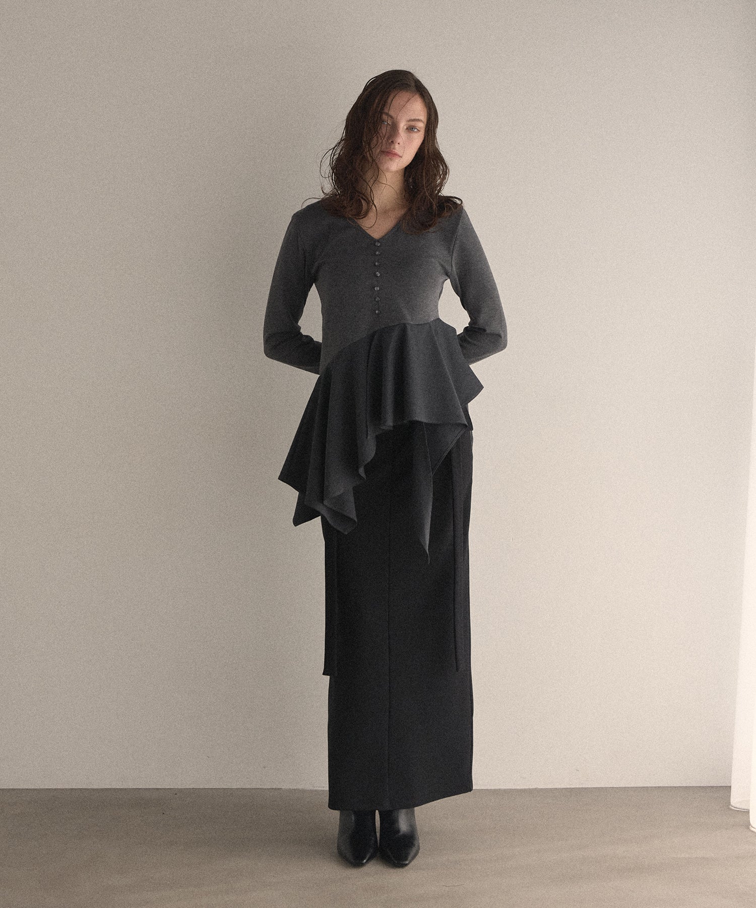 Peplum Henry Tops – MIELI INVARIANT