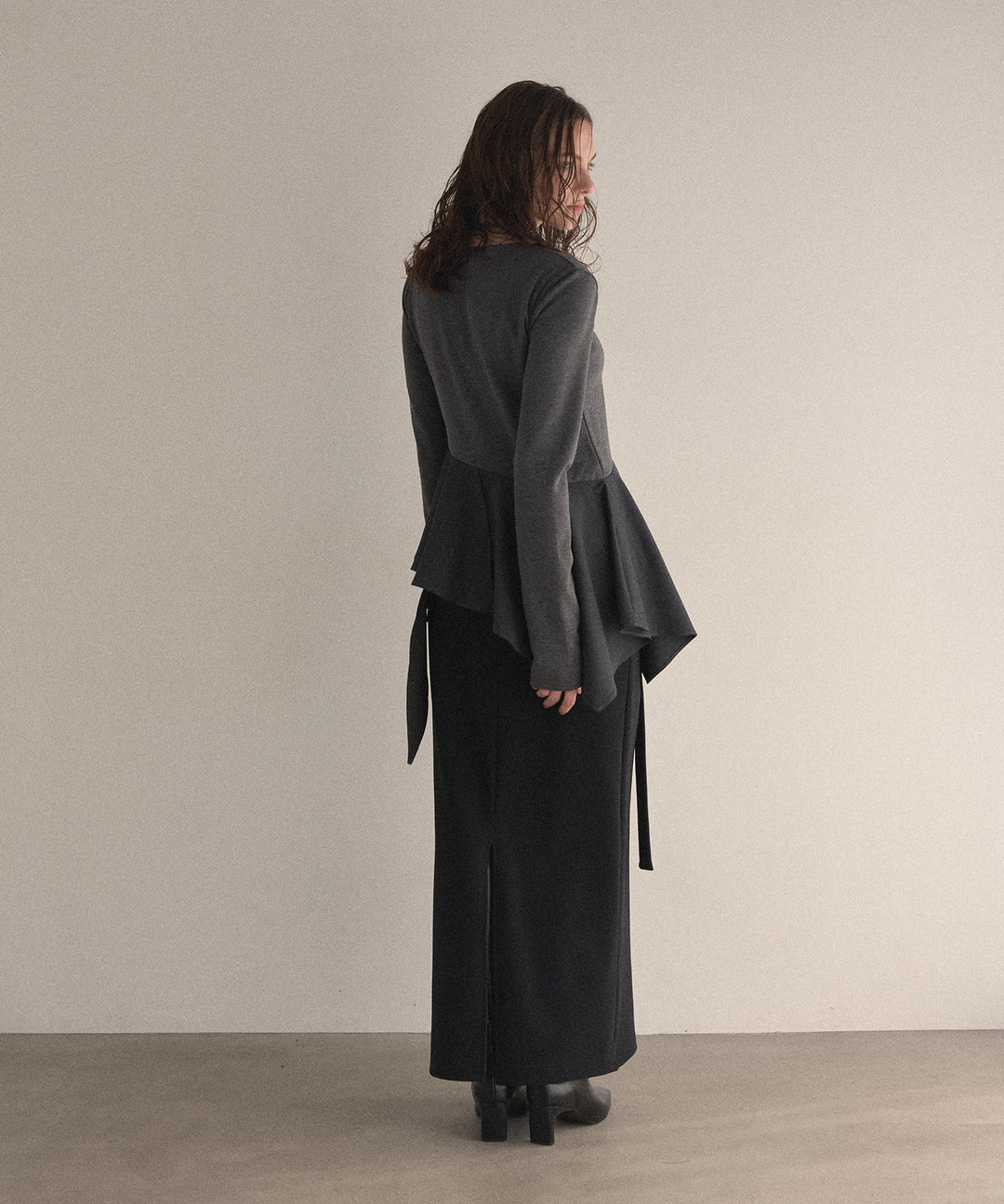 Cut Tight Cargo Skirt