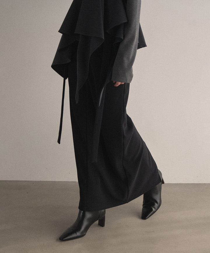 Cut Tight Cargo Skirt