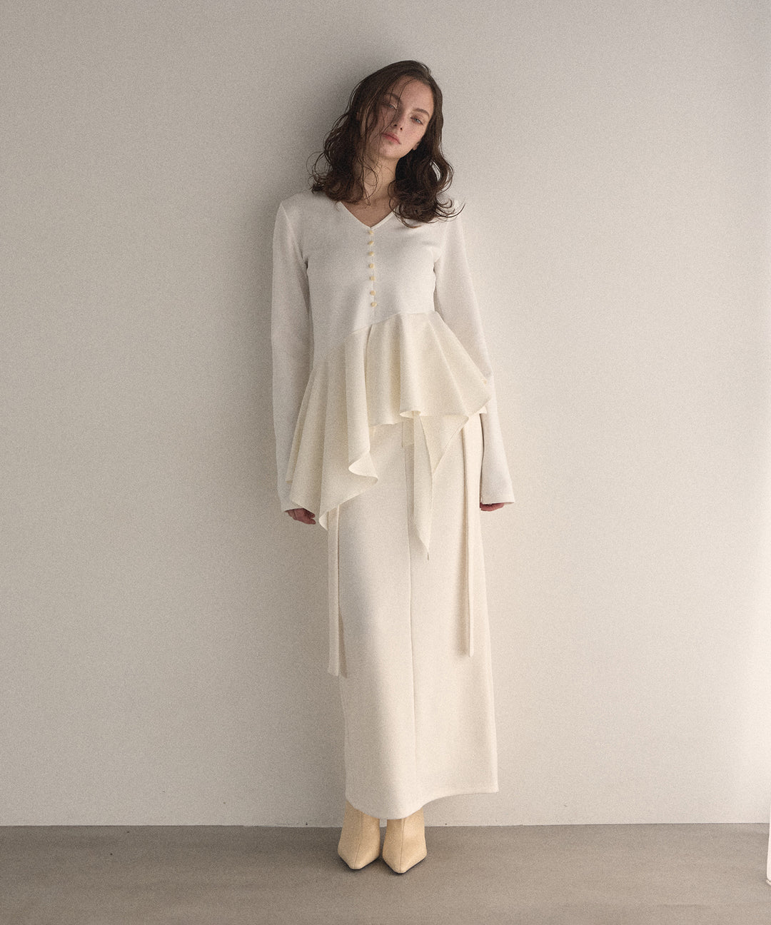 Cut Tight Cargo Skirt