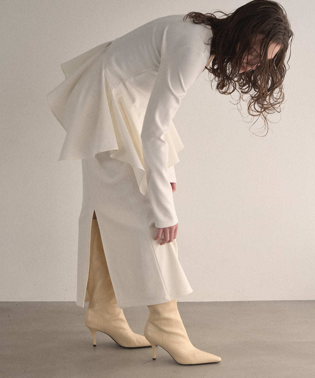 Cut Tight Cargo Skirt