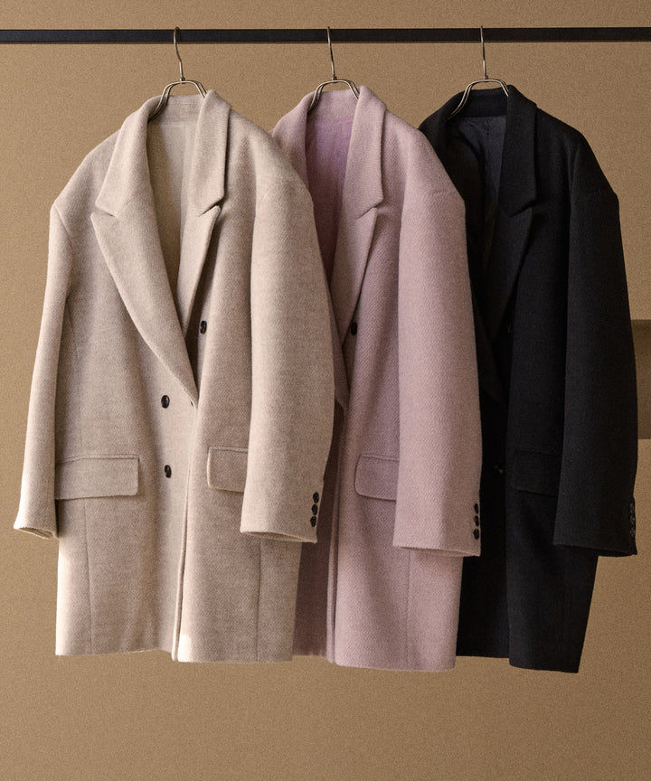 Siamese Nuance Over Wool Coat