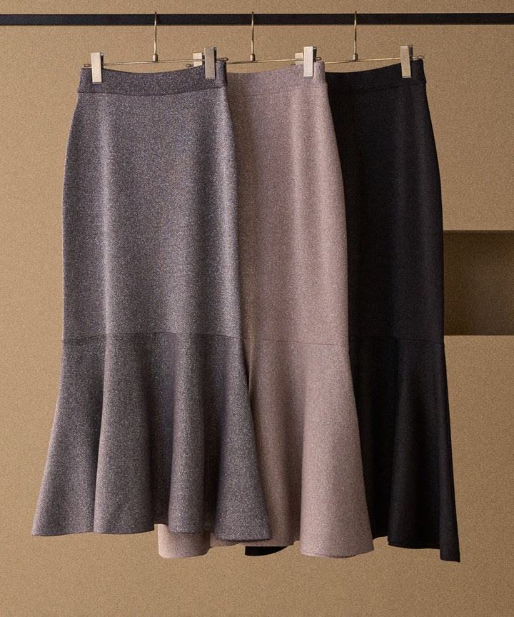 Mermaid Glitter Knit Skirt