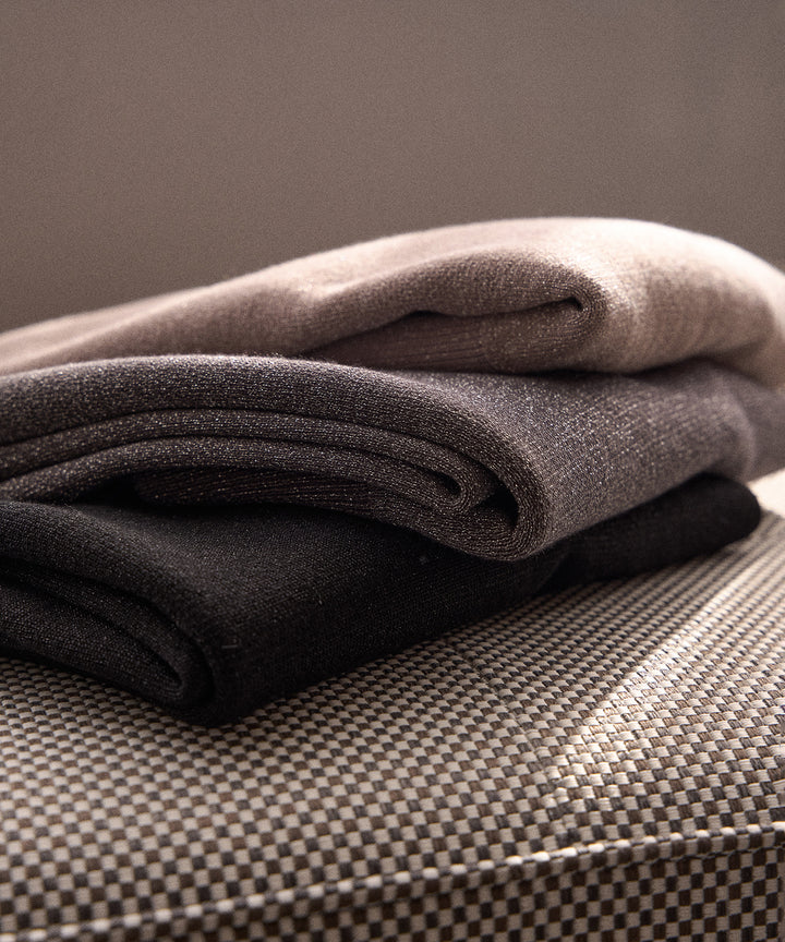 2way Tuck Glitter Knit Tops