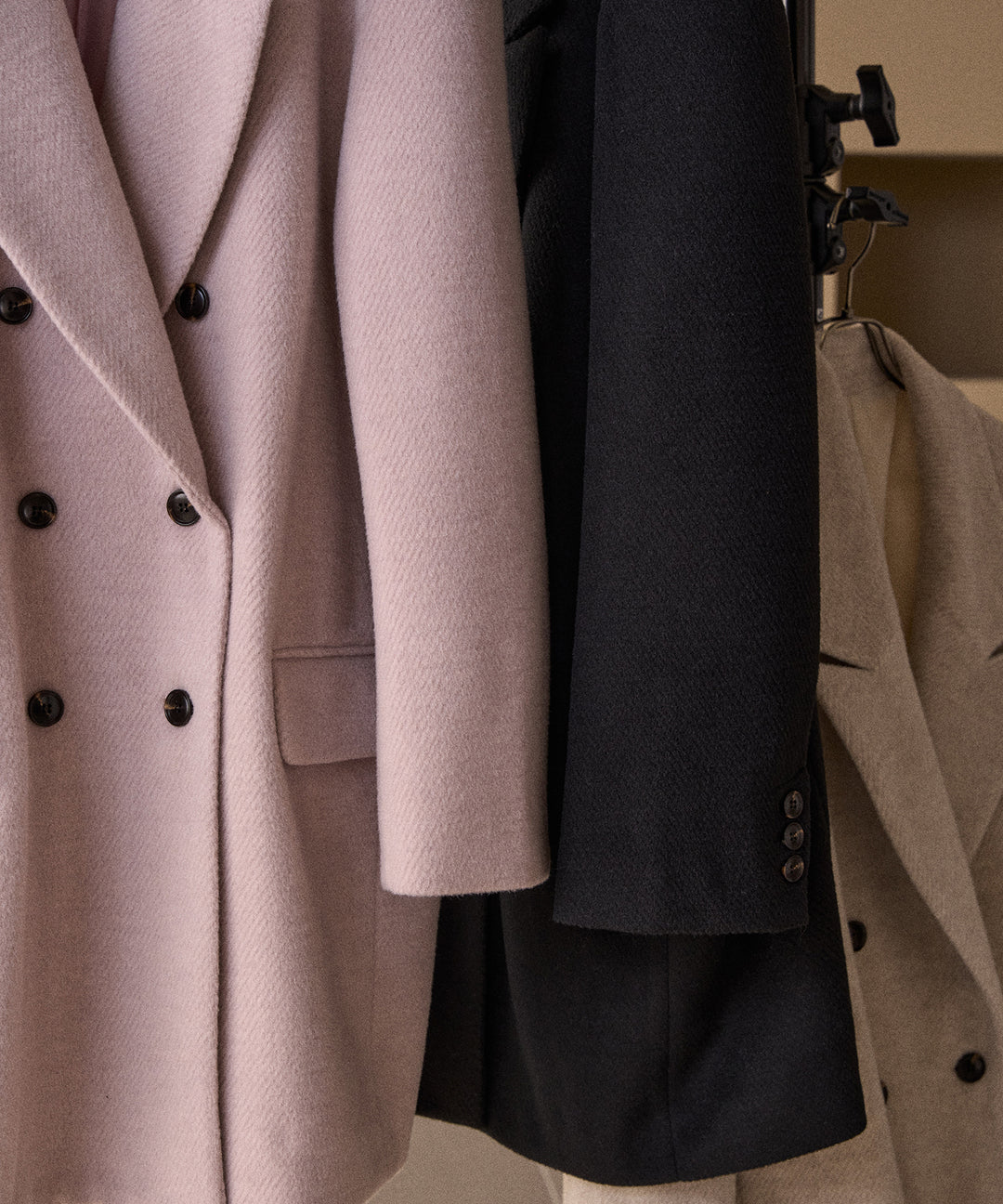 Siamese Nuance Over Wool Coat