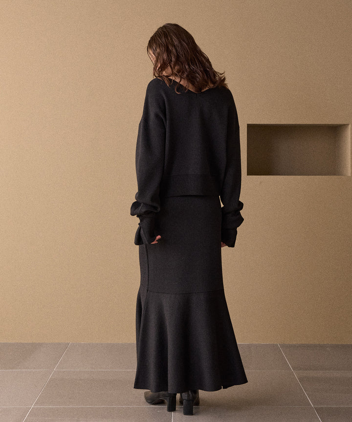 Mermaid Glitter Knit Skirt