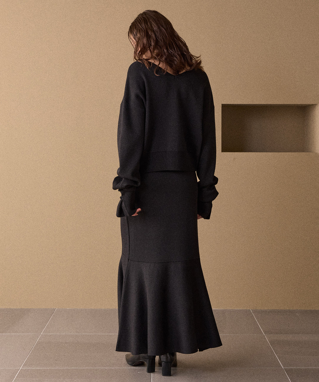 2way Tuck Glitter Knit Tops