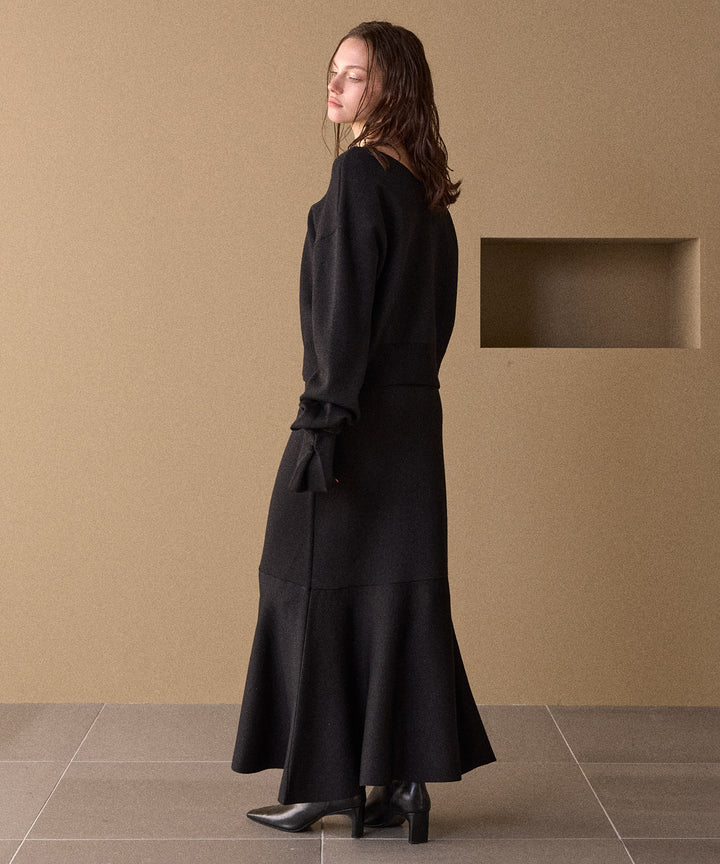 2way Tuck Glitter Knit Tops