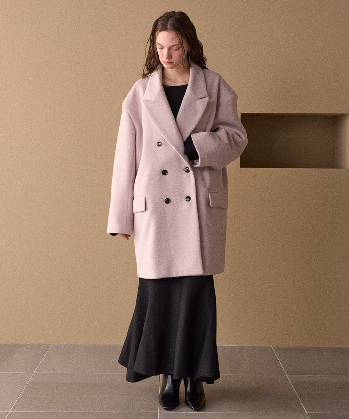 Siamese Nuance Over Wool Coat