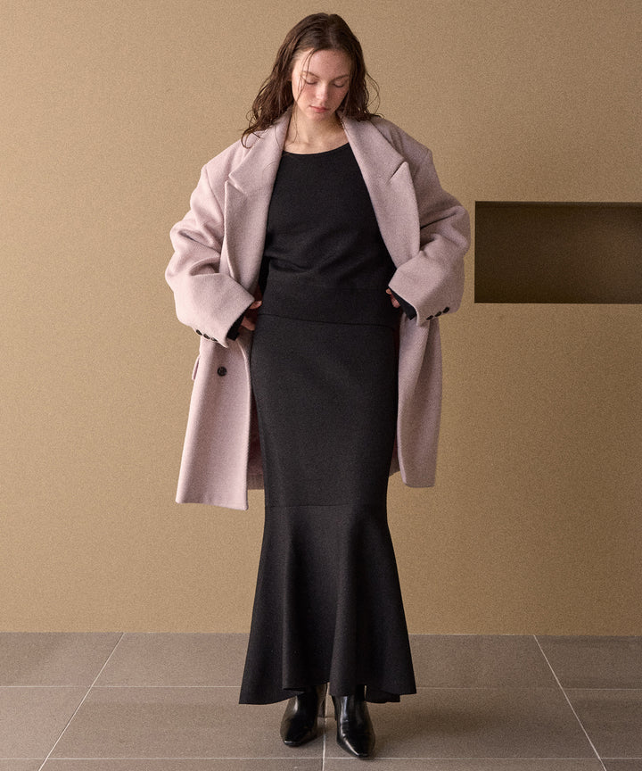Siamese Nuance Over Wool Coat