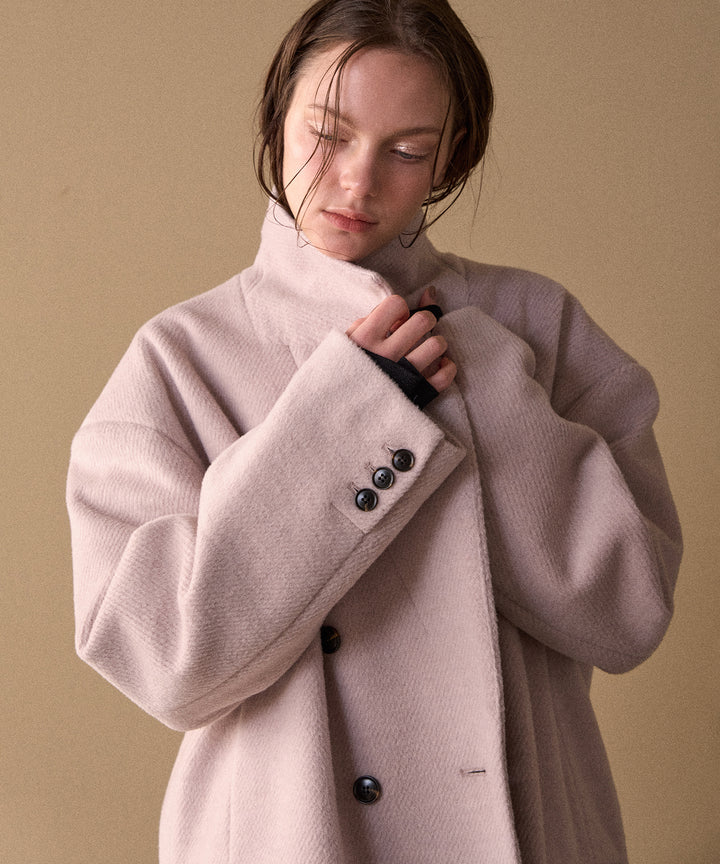 Siamese Nuance Over Wool Coat
