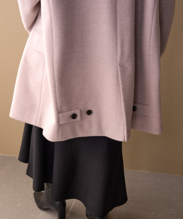 Siamese Nuance Over Wool Coat