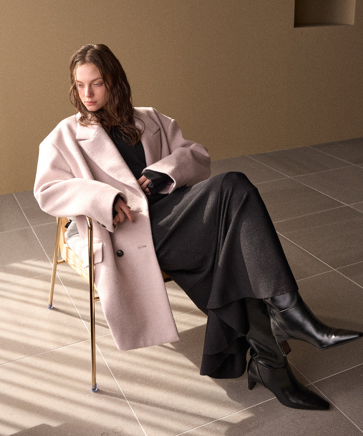 Siamese Nuance Over Wool Coat