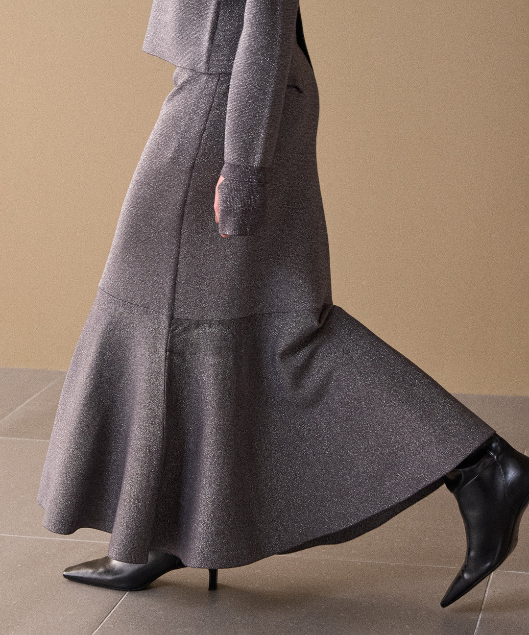 Mermaid Glitter Knit Skirt