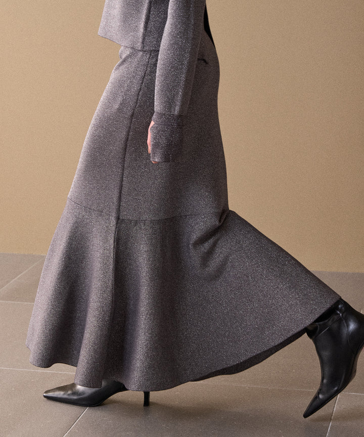 Mermaid Glitter Knit Skirt