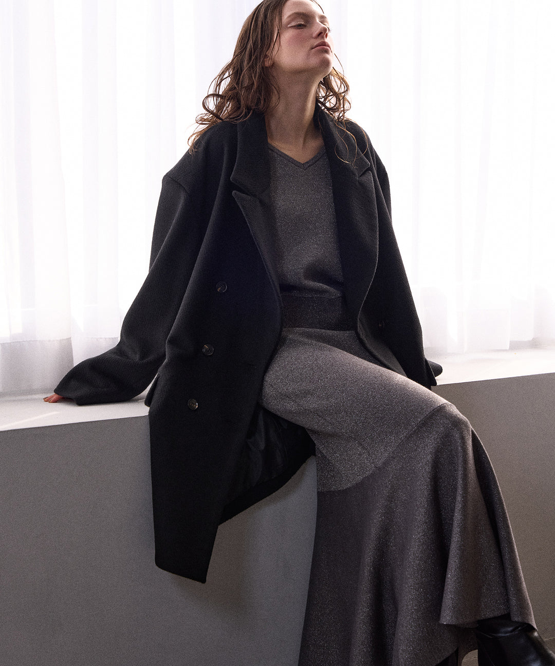 Mermaid Glitter Knit Skirt