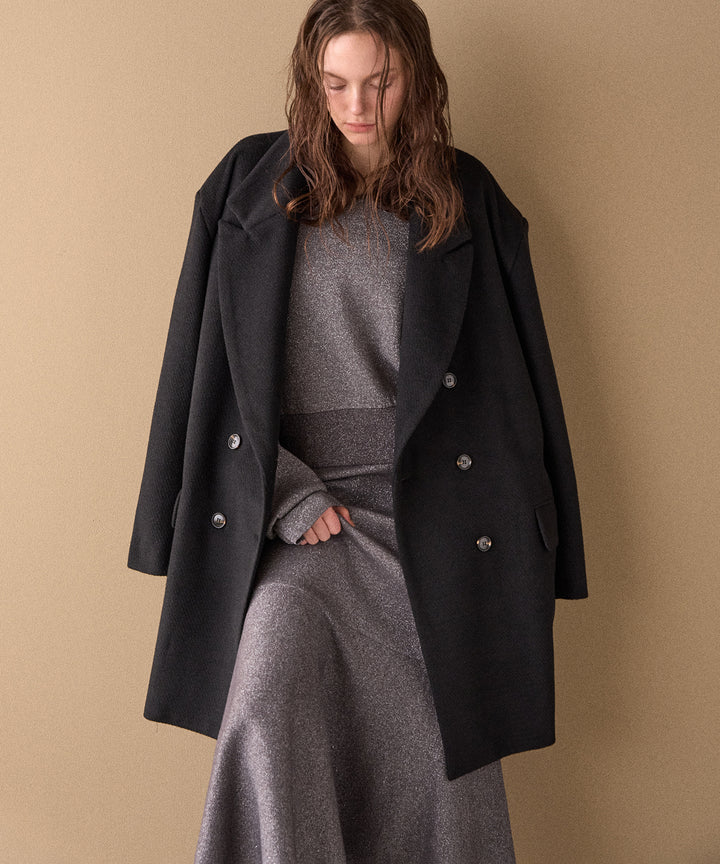Siamese Nuance Over Wool Coat