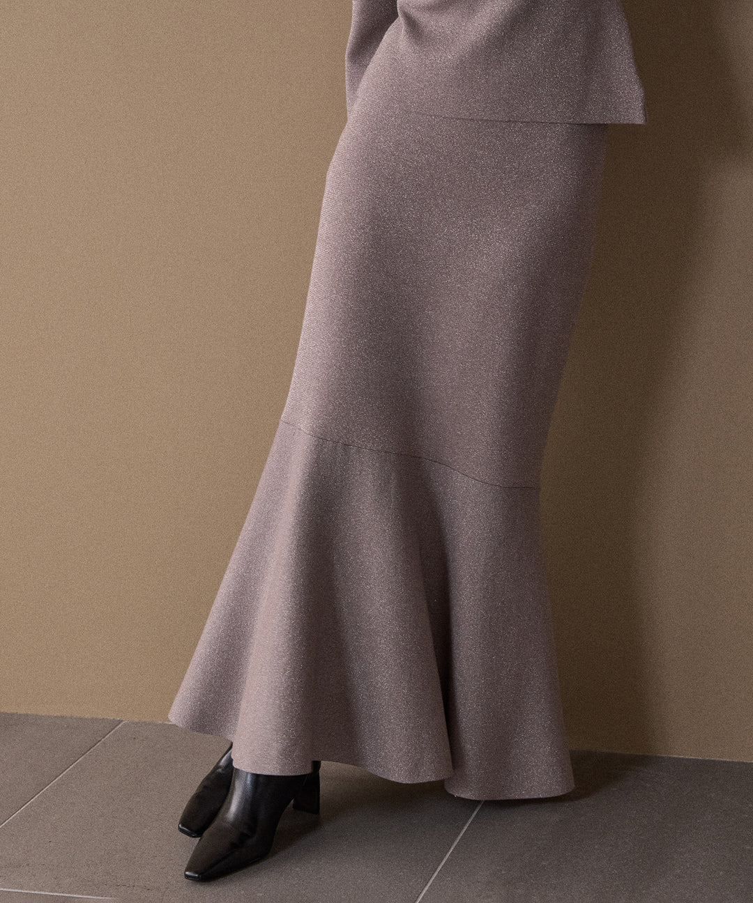 Mermaid Glitter Knit Skirt