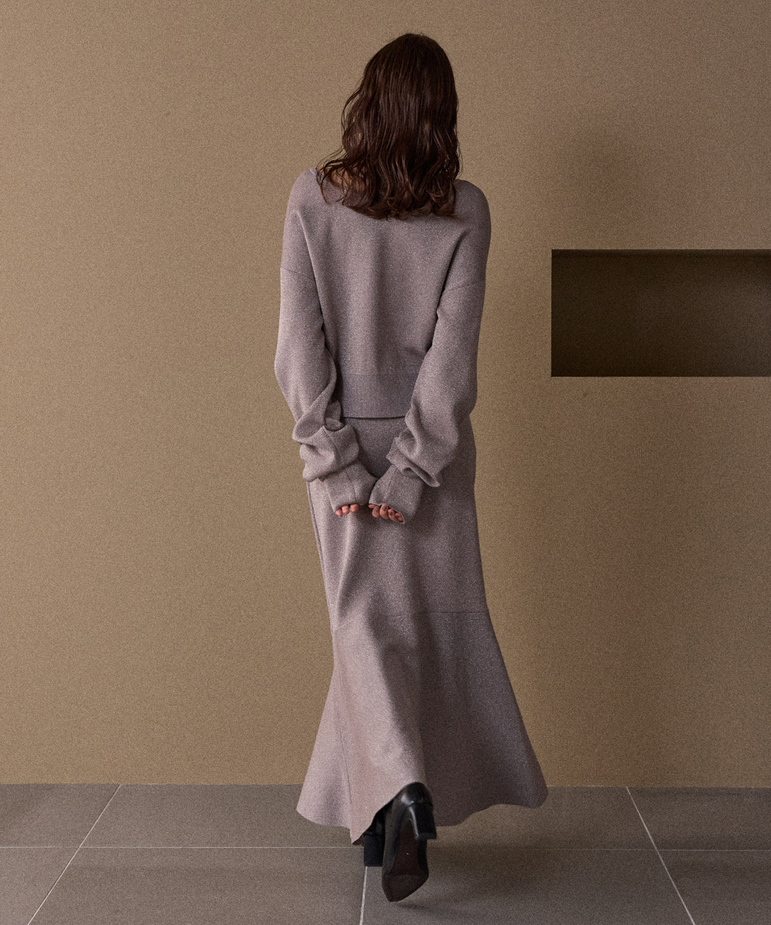 Mermaid Glitter Knit Skirt