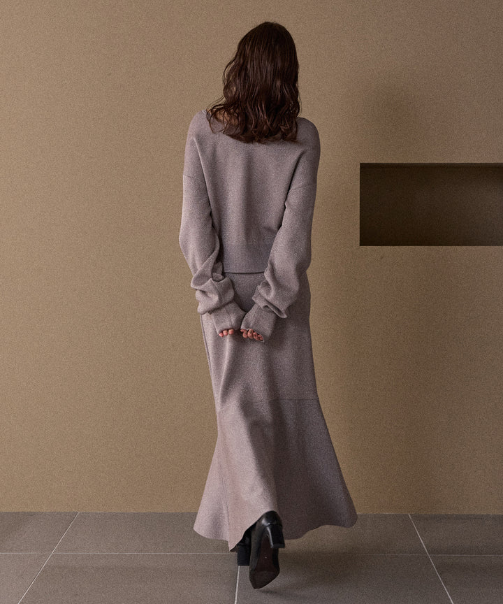 Mermaid Glitter Knit Skirt