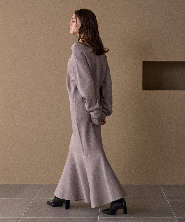 2way Tuck Glitter Knit Tops