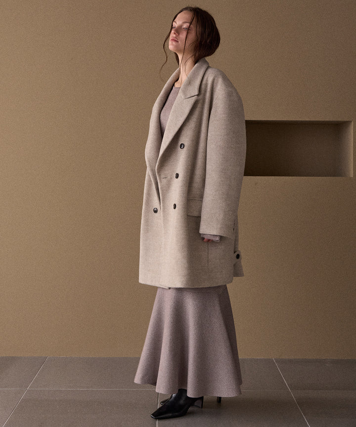 Siamese Nuance Over Wool Coat