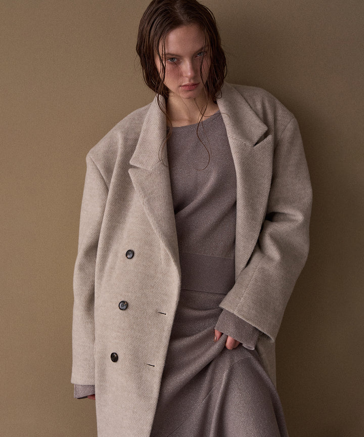 Siamese Nuance Over Wool Coat