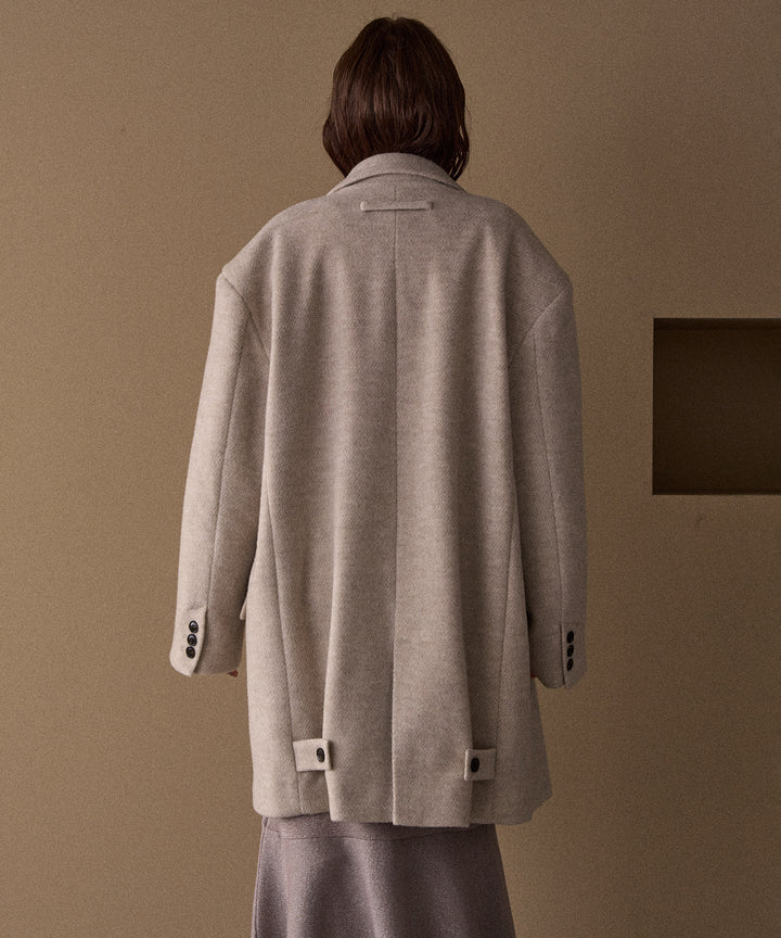 Siamese Nuance Over Wool Coat