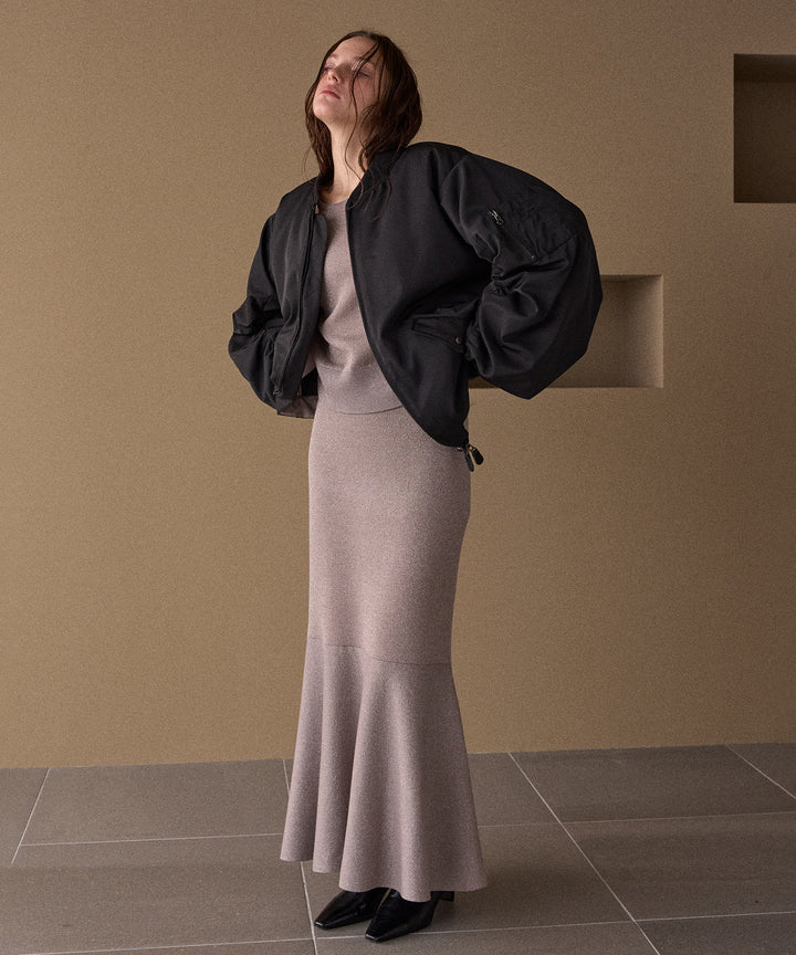 Mermaid Glitter Knit Skirt