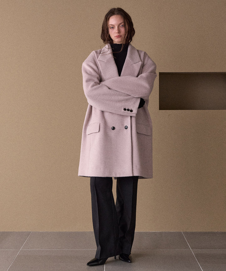 Siamese Nuance Over Wool Coat