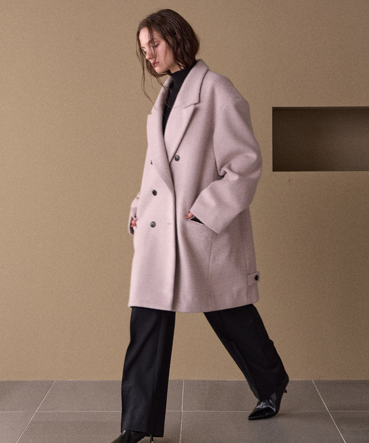 Siamese Nuance Over Wool Coat