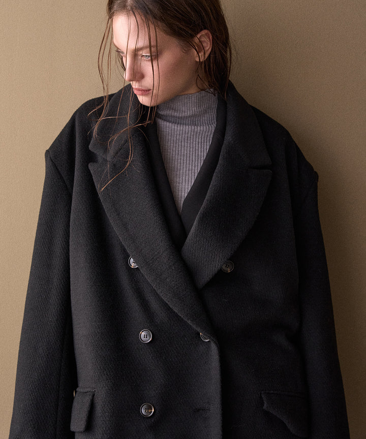 Siamese Nuance Over Wool Coat