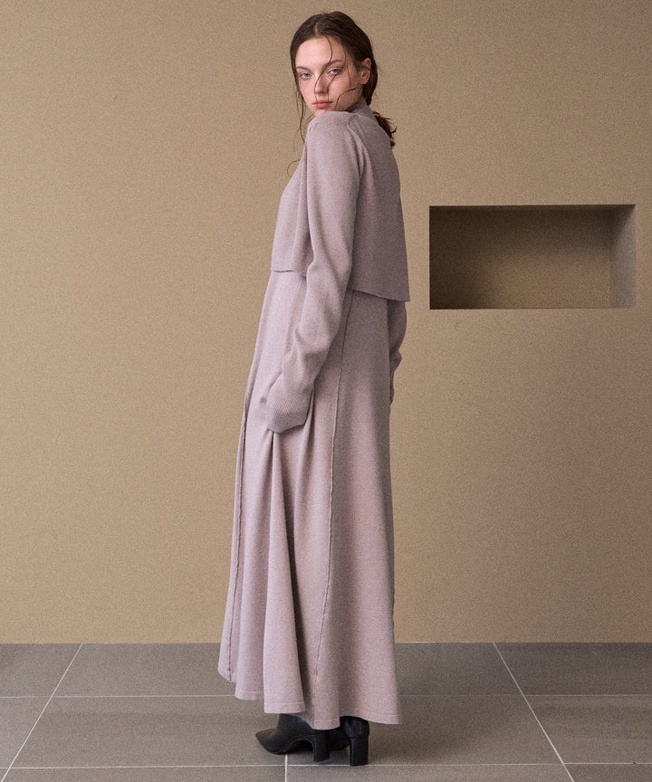 Layer Cape Ensemble Dress