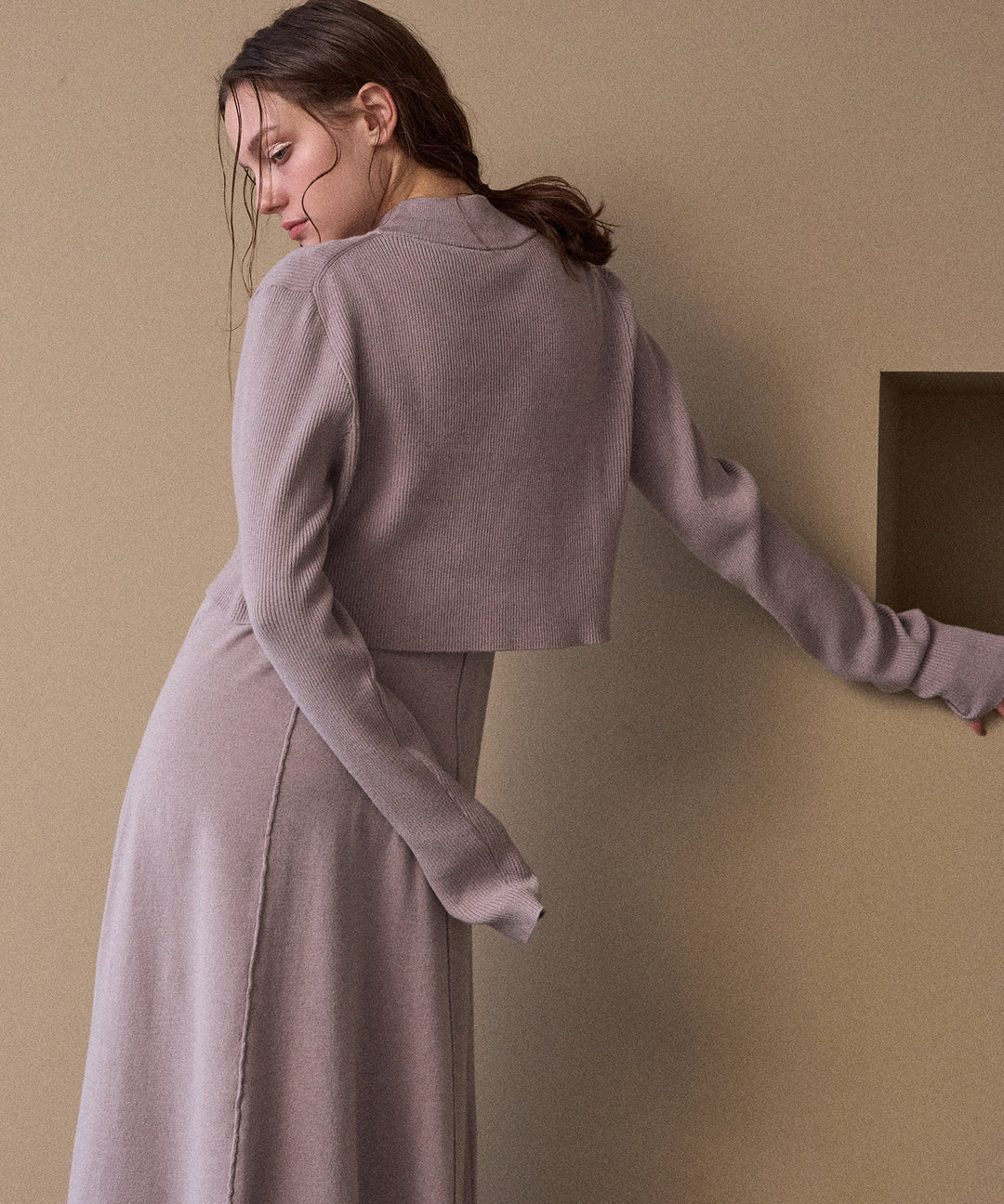 Layer Cape Ensemble Dress