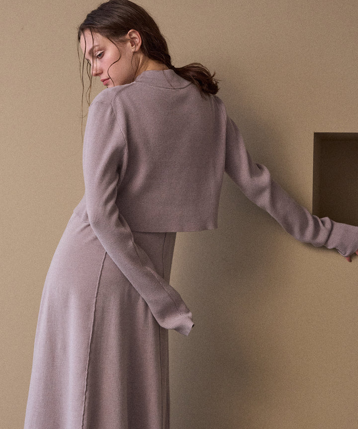 Layer Cape Ensemble Dress